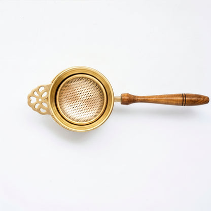 Brass Tea Strainer Gift Set